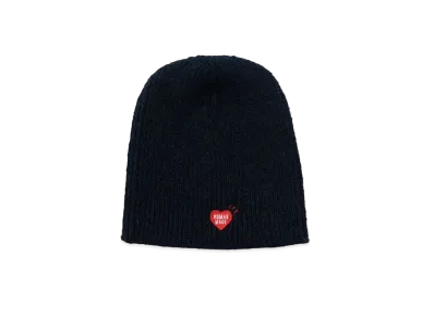 HUMAN MADE COTTON SHORT BEANIE "Navy"