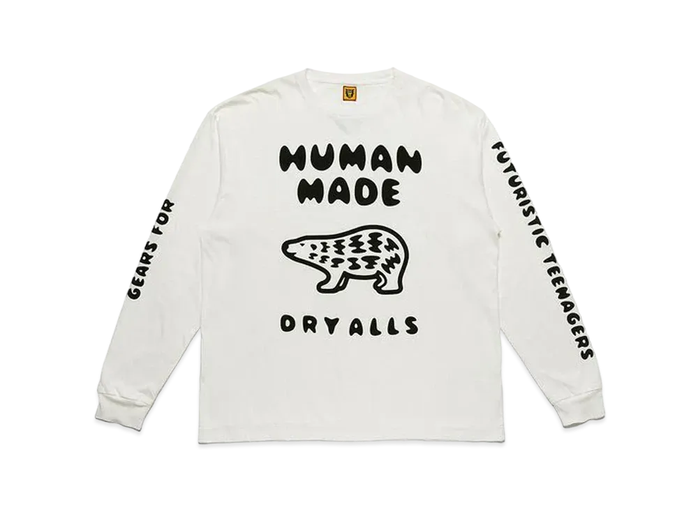 HUMAN MADE LONG-T #1"White"