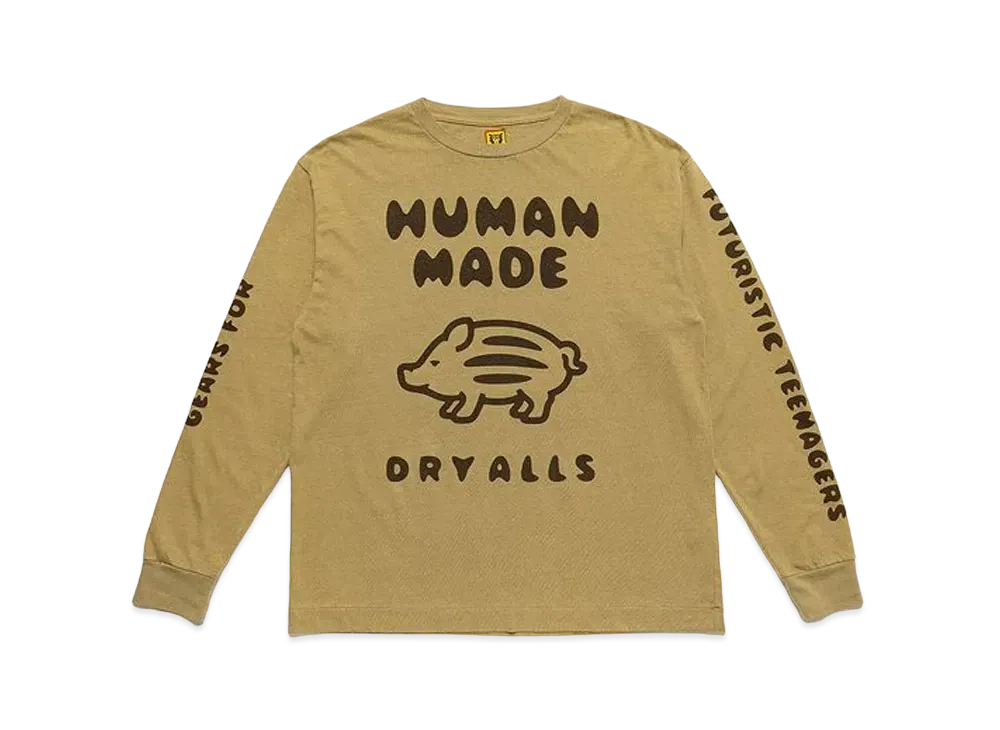 HUMAN MADE LONG-T #3 "Tan"