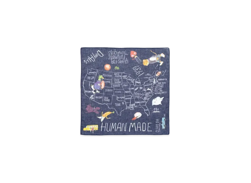 HUMAN MADE Bandana "Navy"