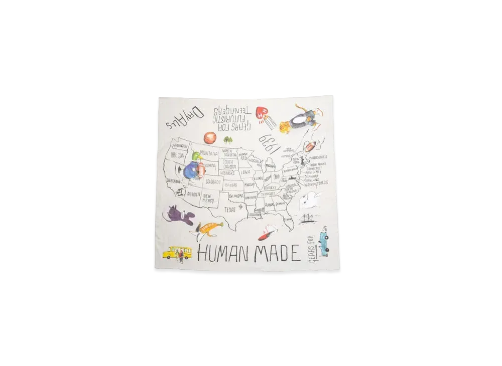 HUMAN MADE Bandana "White"