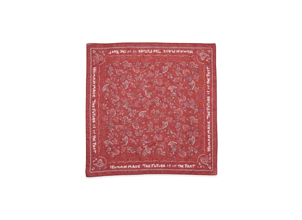 HUMAN MADE Big Paisley Bandana "Red"