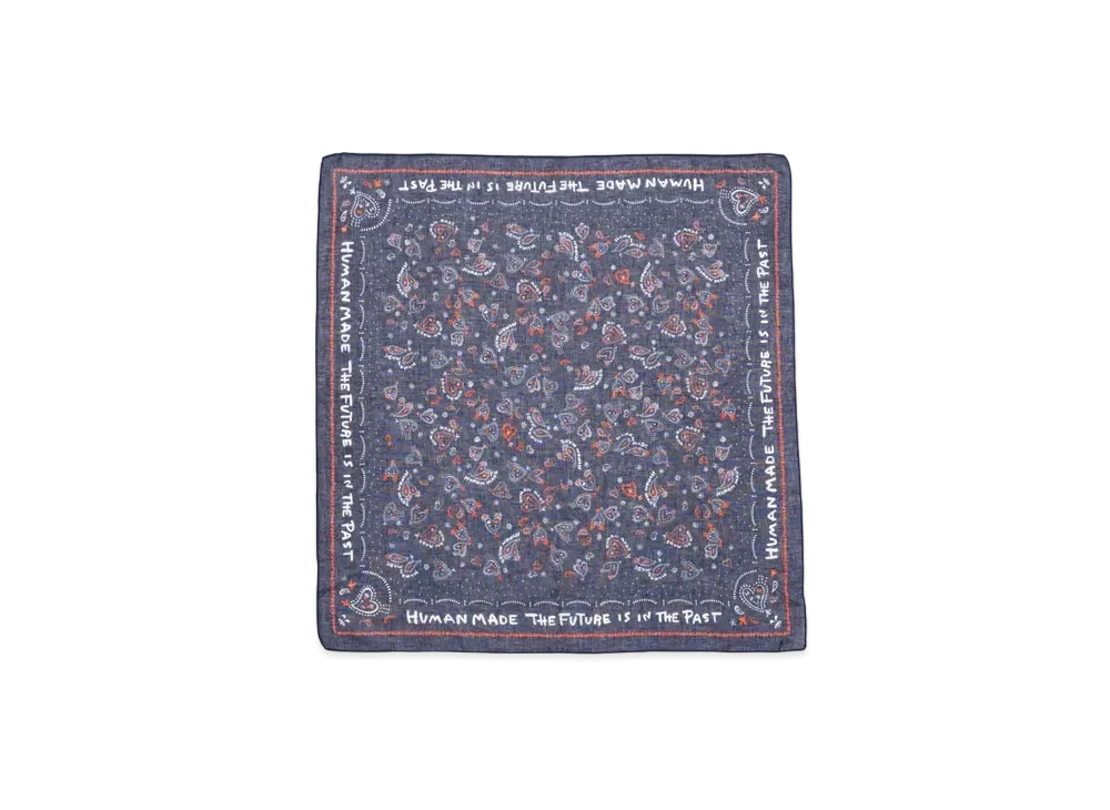 HUMAN MADE Big Paisley Bandana "Navy"