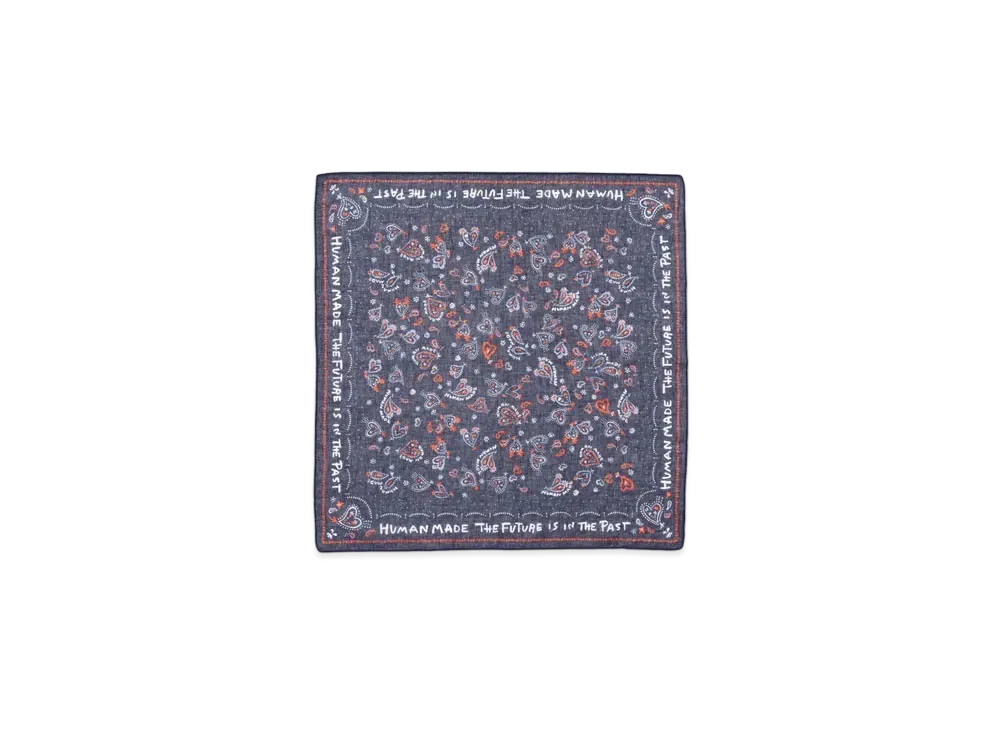 HUMAN MADE Paisley Bandana "Navy"