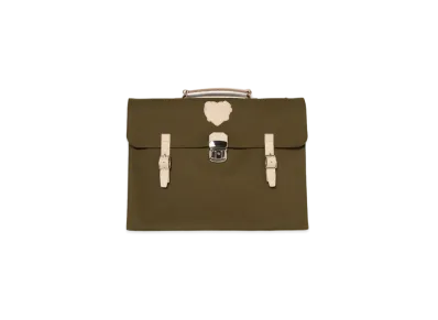 HUMAN MADE Canvas School Bag "Olive Drab"