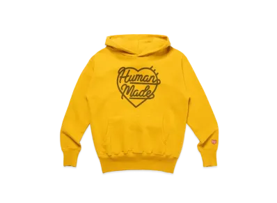 HUMAN MADE Heart Tsuriami Hoodie "Yellow"