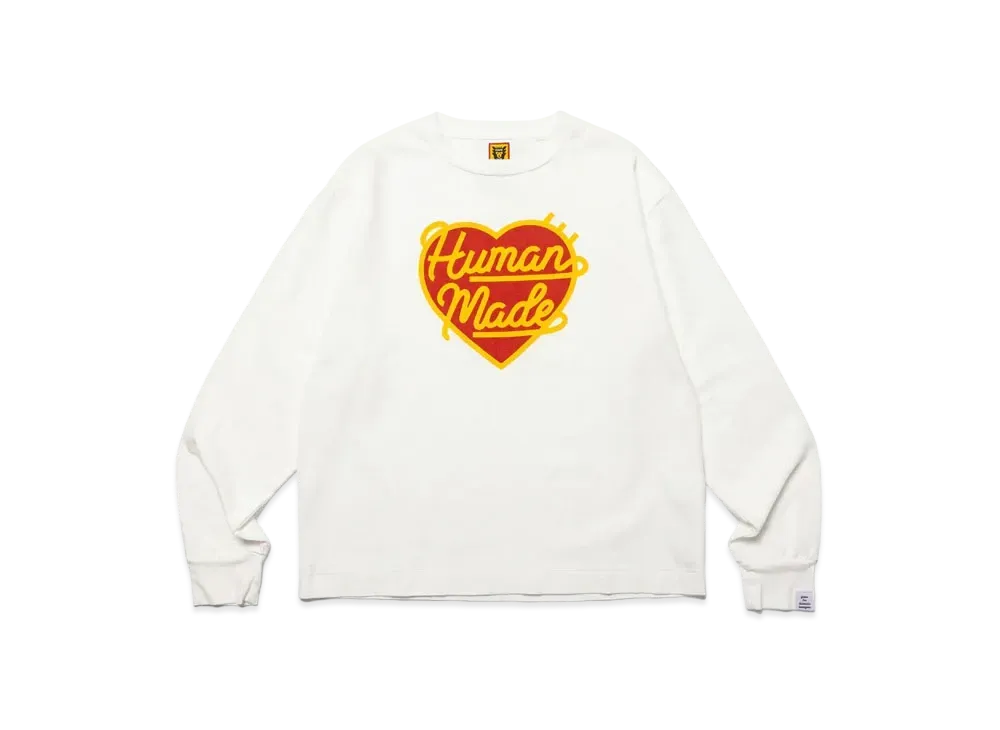 HUMAN MADE Graphic L/S T-Shirt #4 "White"