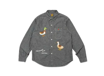 HUMAN MADE Chambray L/S Shirt "Black"