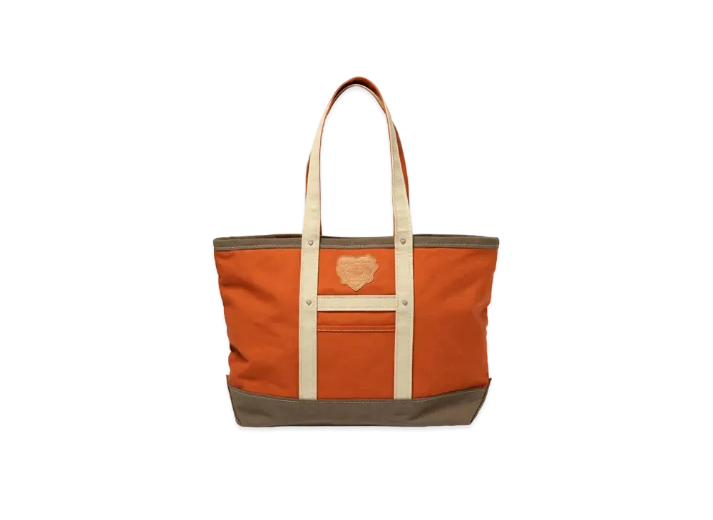 HUMAN MADE Canvas Tote Large "Orange"