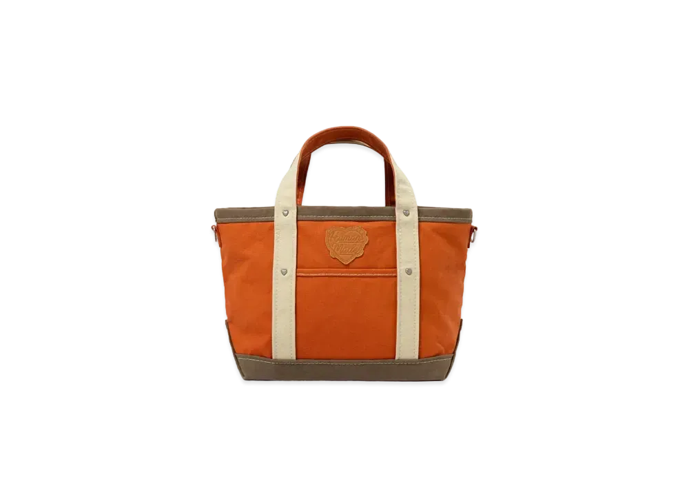 HUMAN MADE Canvas Tote Small "Orange"