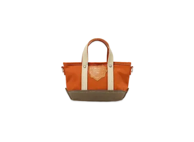 HUMAN MADE Canvas Mini Shoulder Tote "Orange"