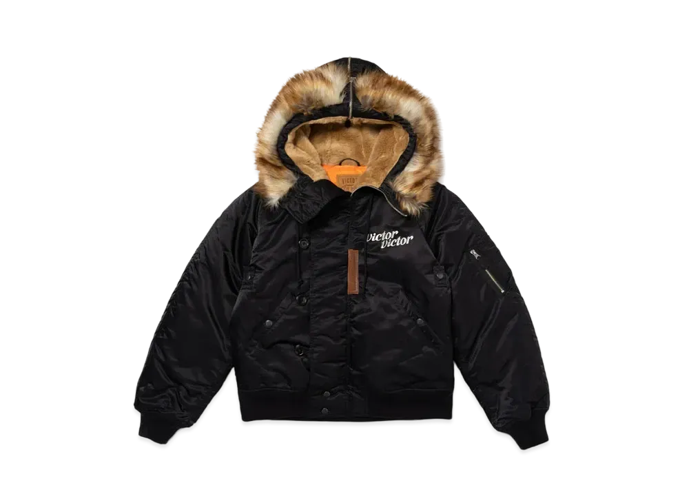 Victor Victor Worldwid N2 Flight Jacket "Black"