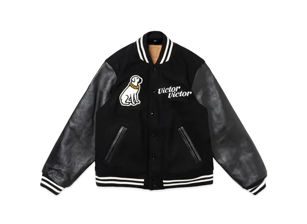 Victor Victor Worldwide Varsity Jacket "Black"