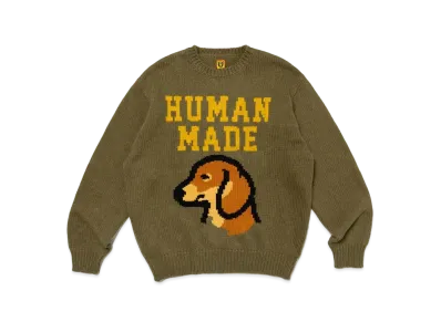 HUMAN MADE Dachs Knit Sweater "Green"