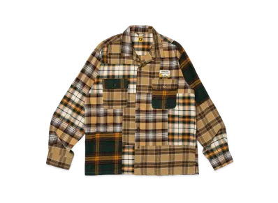 HUMAN MADE Crazy Check L/S Shirt "Yellow"