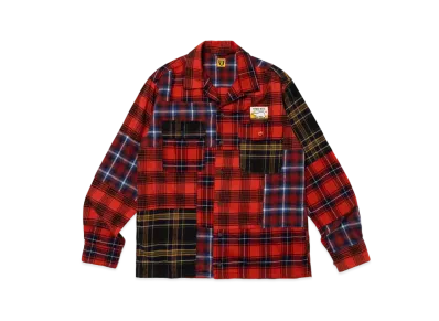 HUMAN MADE Crazy Check L/S Shirt "Red"