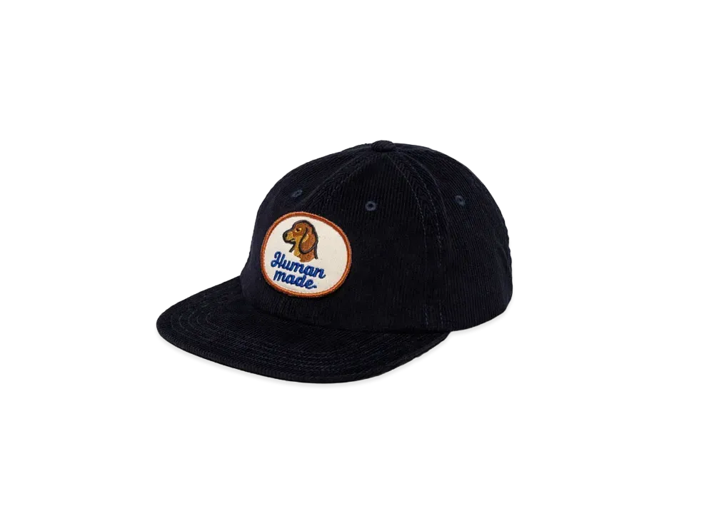 HUMAN MADE 6 Panel Corduroy Cap "Navy"