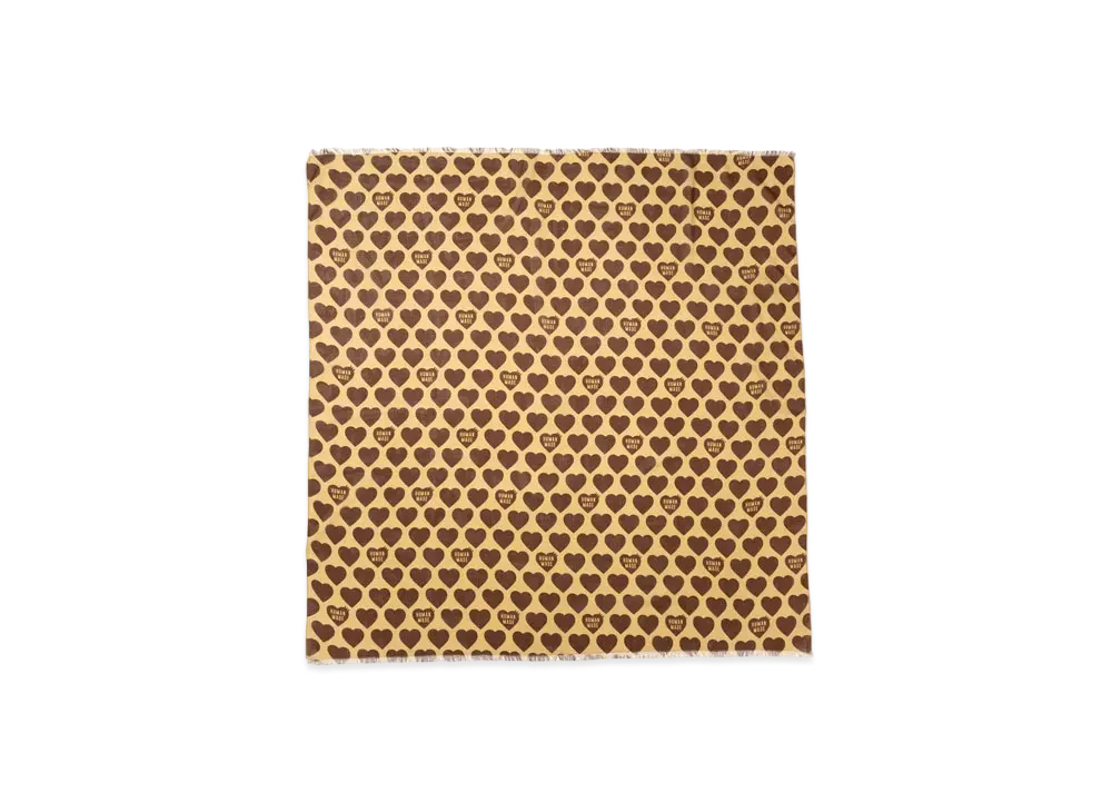 HUMAN MADE Heart Stole "Brown"