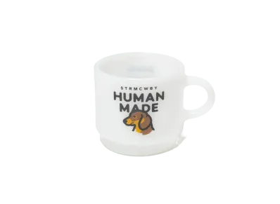 HUMAN MADE Dachs Glass Mug "White"