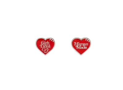 HUMAN MADE x Girls Don't Cry GDC Pins Set 2P "Red" Otsumo Plaza Exclusive Item / VERDY