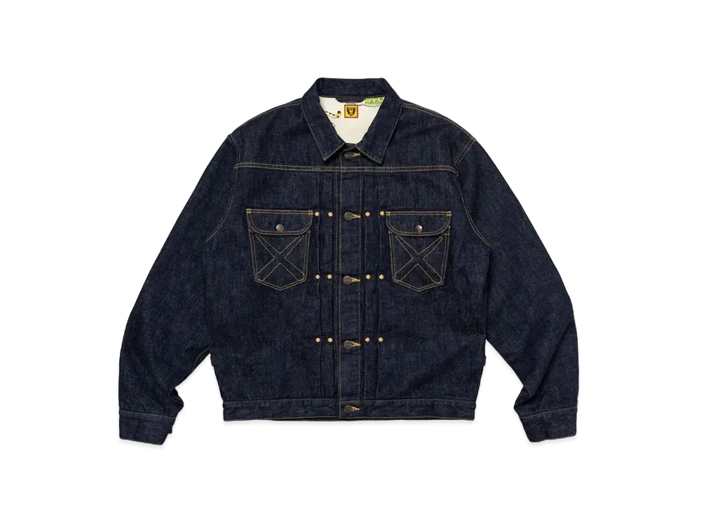 HUMAN MADE x KAWS Made Denim Work Jacket #1 "Indigo"