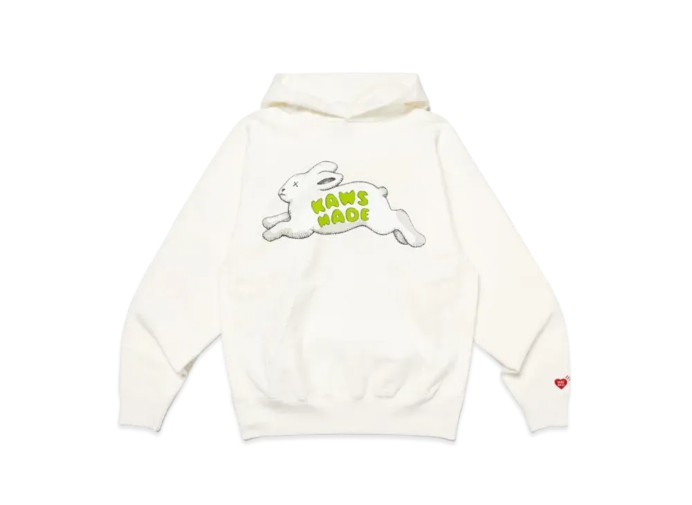 HUMAN MADE x KAWS Made Hoodie #1 "White"