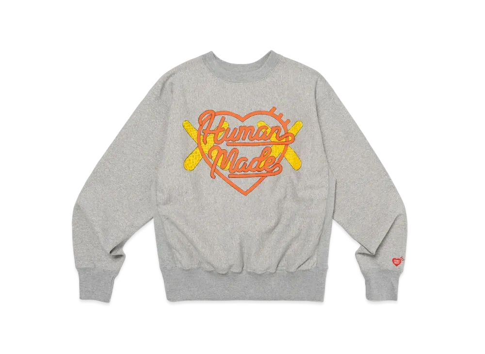 HUMAN MADE x KAWS Made Sweatshirt "Gray"