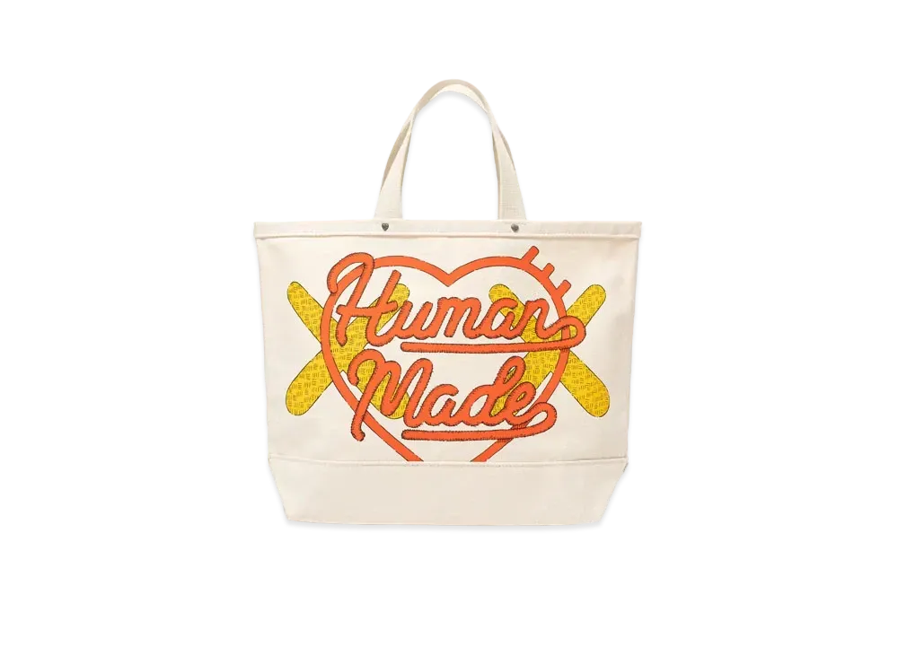 HUMAN MADE x KAWS Made Tote Bag Large #2 "White"