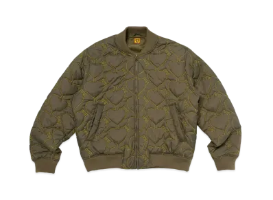 HUMAN MADE Heart Quilting Jacket "Olive Drab"