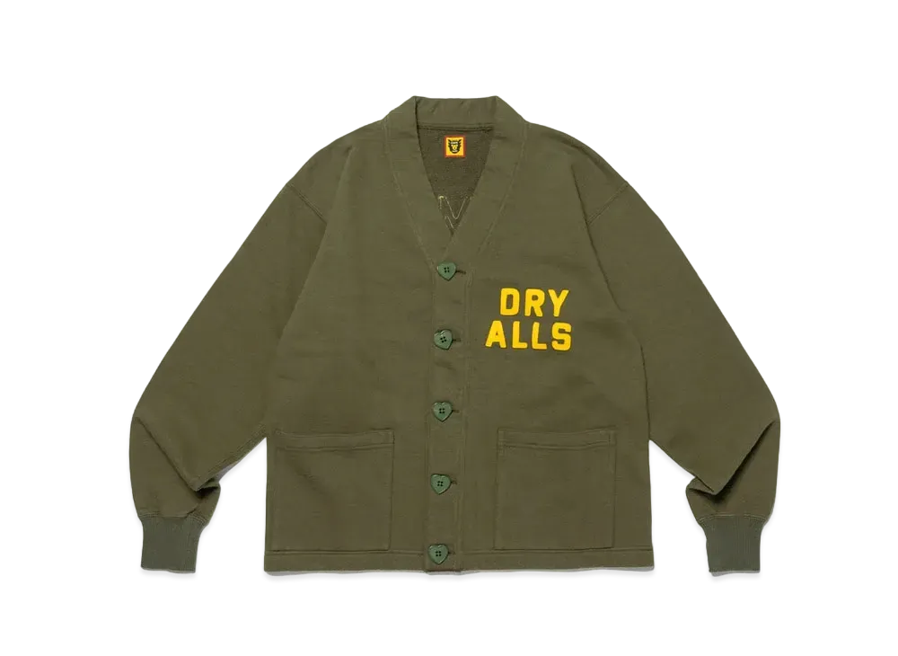 HUMAN MADE Sweatshirt Cardigan "Olive Drab"