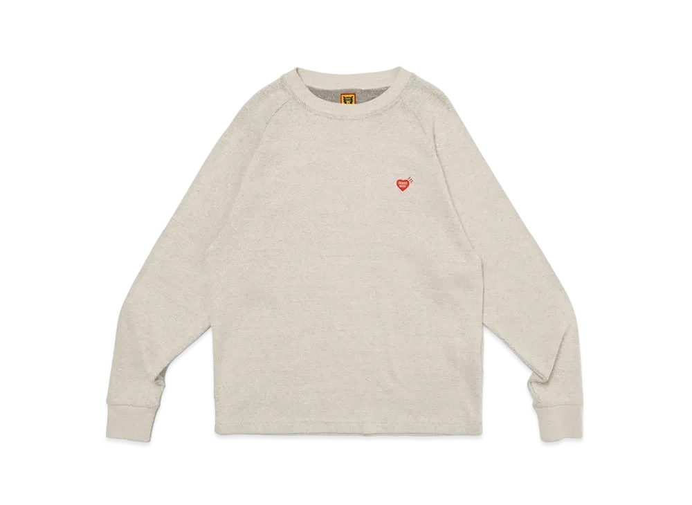 HUMAN MADE Thermal L/S T-Shirt "White"