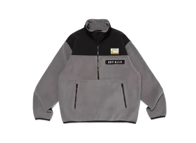 HUMAN MADE Fleece Half- Zip Jacket "Gray"