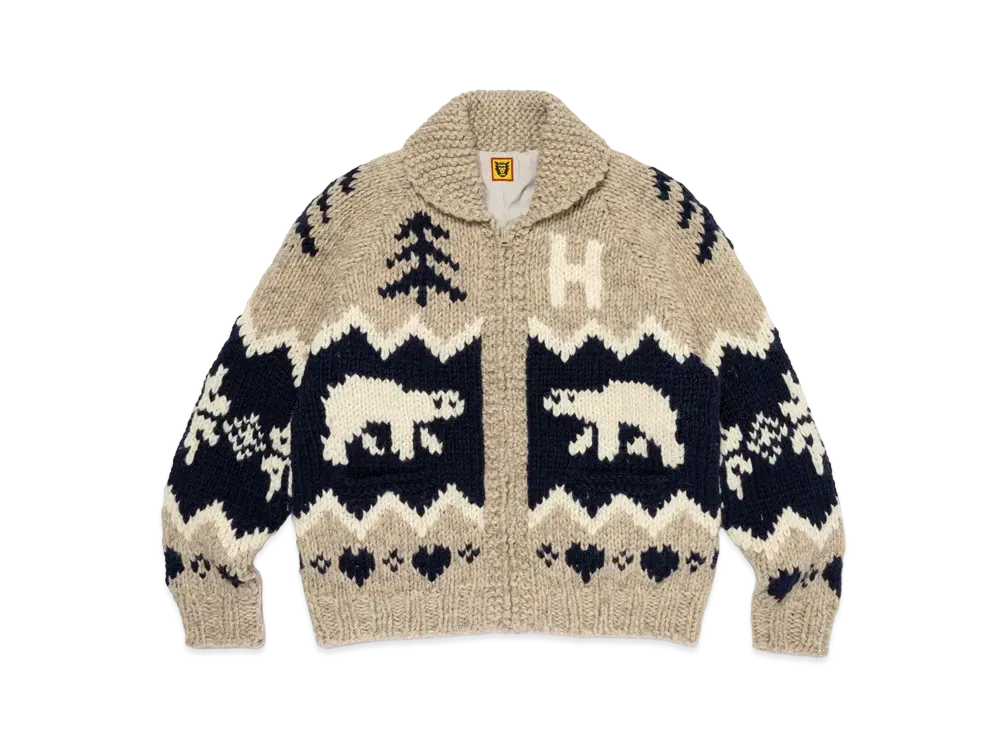 HUMAN MADE Polar Bear Cowichian "Beige"