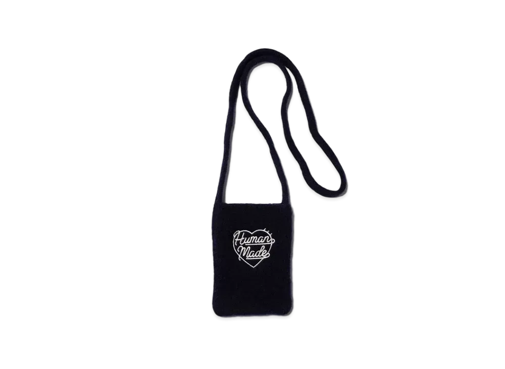 HUMAN MADE Knit Mini Shoulder Bag "Navy"
