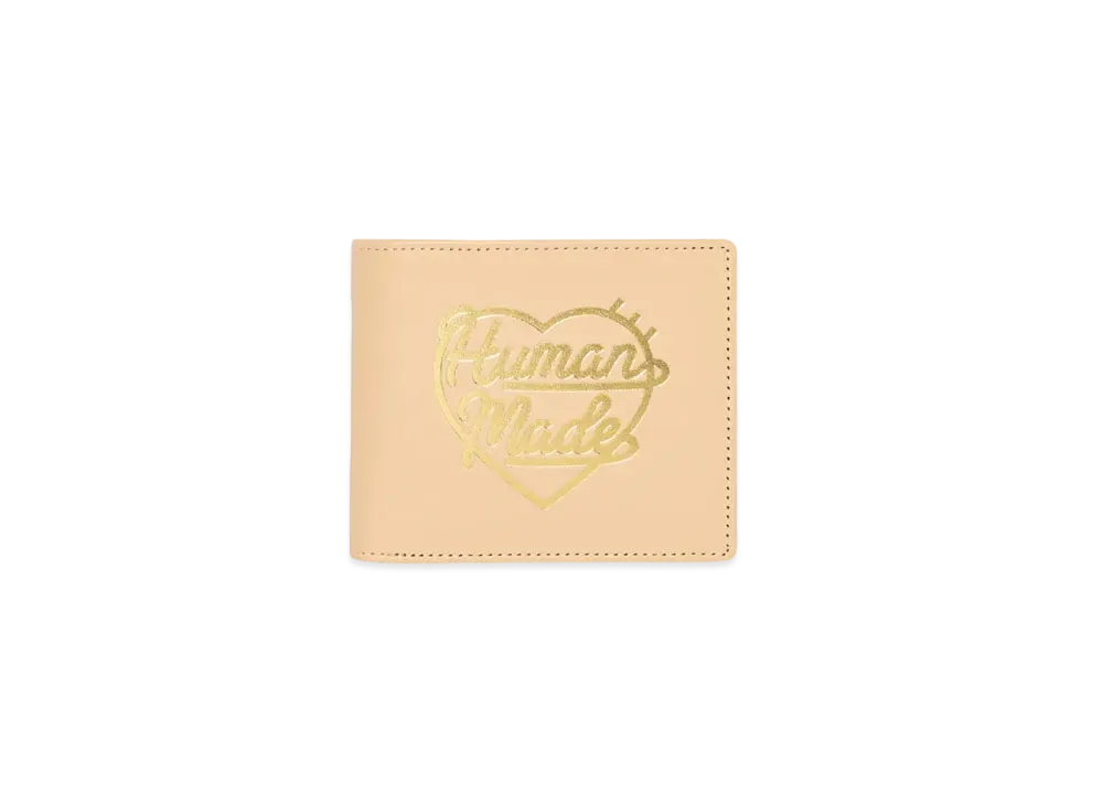 ヒューマン メイド レザー ウォレット "ベージュ" HM26GD089