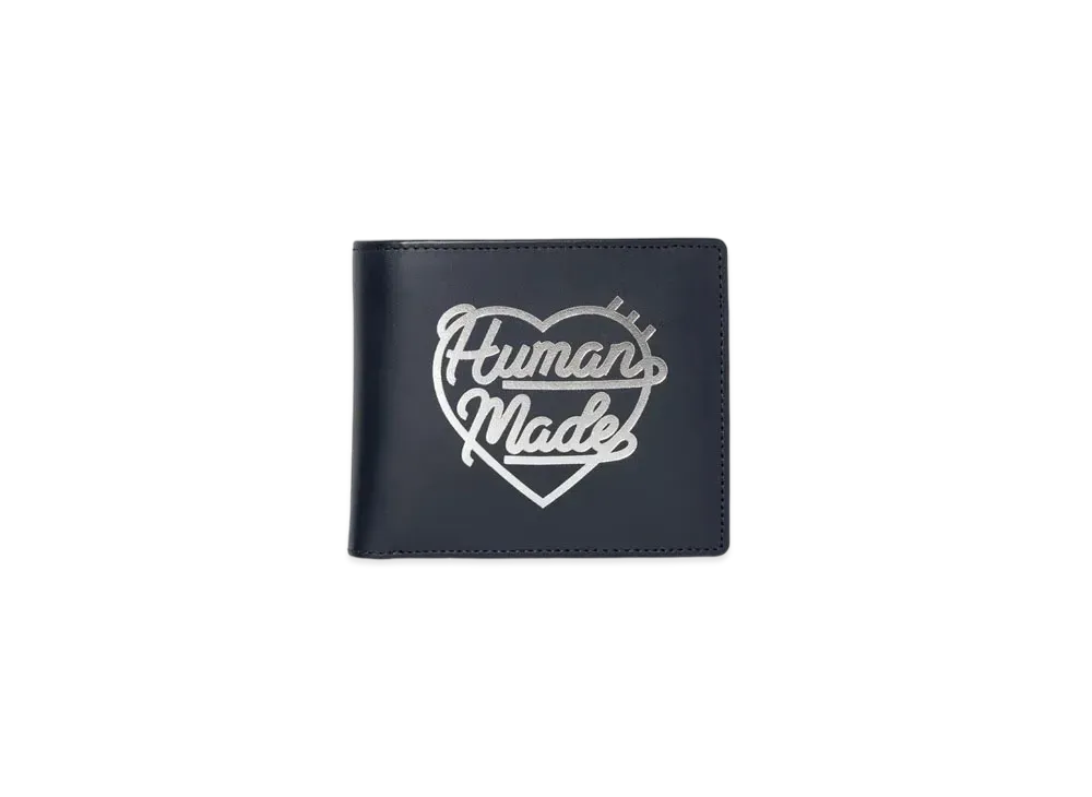HUMAN MADE Leather Wallet "Navy"