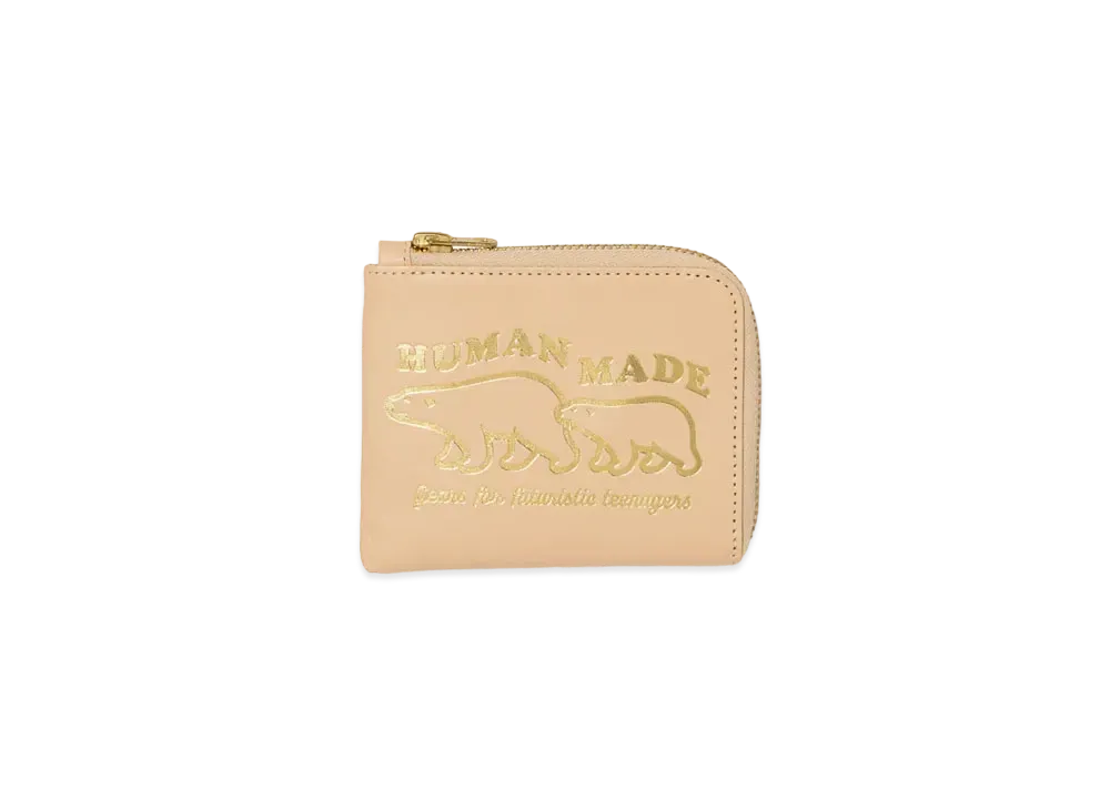 HUMAN MADE Leather Zip Wallet 