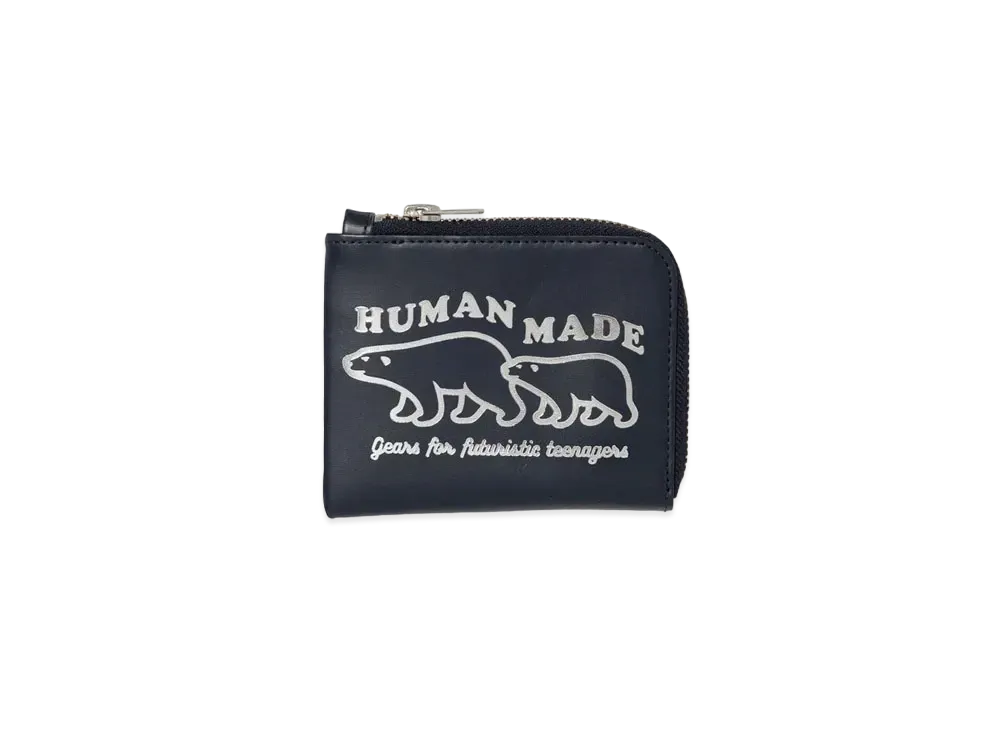 HUMAN MADE Leather Zip Wallet 