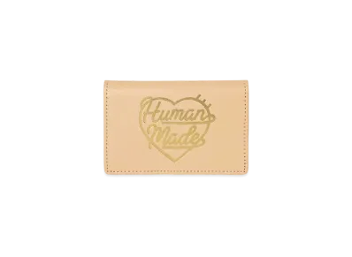 HUMAN MADE Leather Card Case "Beige"