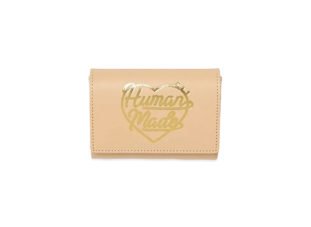 HUMAN MADE Leather Multi Pass Case "Beige"
