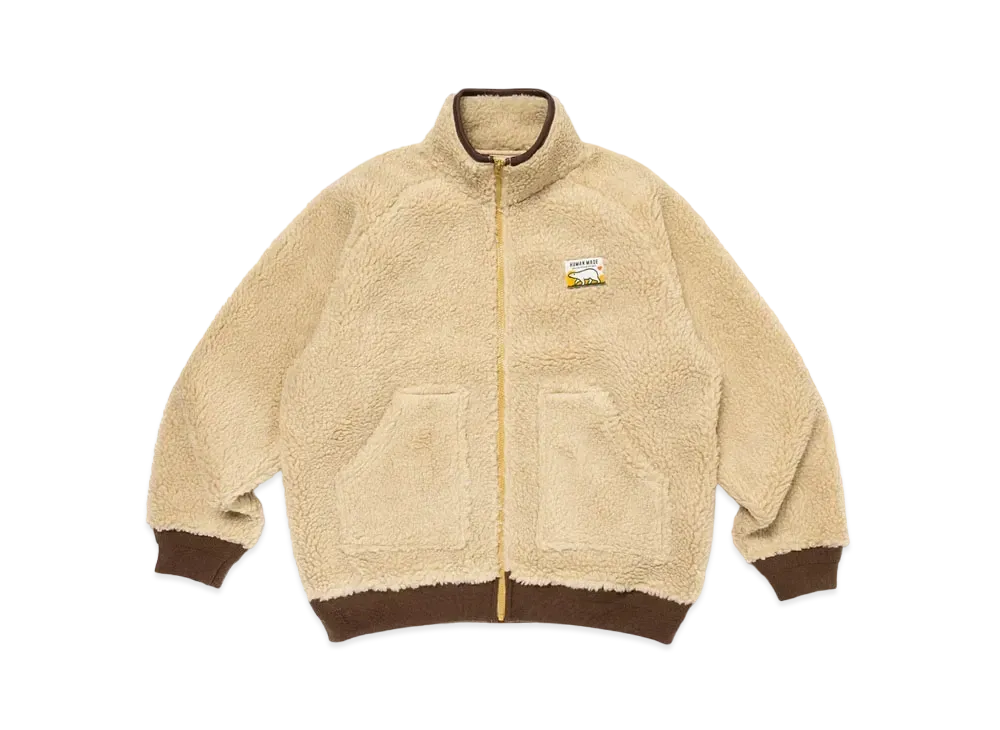 HUMAN MADE フリースベスト ベージュ HUMAN MADE（ヒューマンメード） ヒューマンメイド バックロゴ 裏地