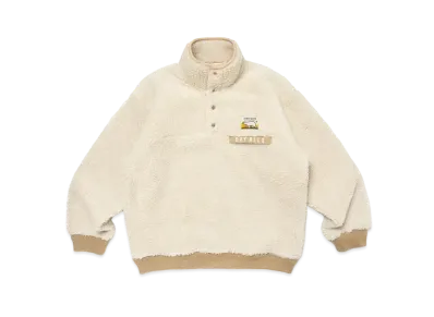 HUMAN MADE Boa Fleece Pullover "White"