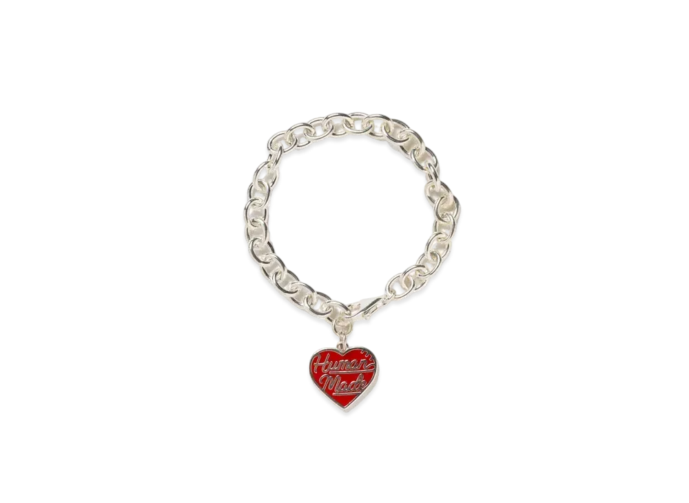 HUMAN MADE Heart Silver Bracelet 