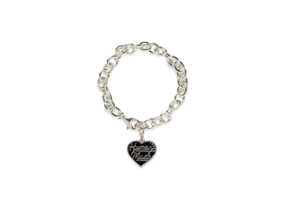 HUMAN MADE Heart Silver Bracelet "Black"