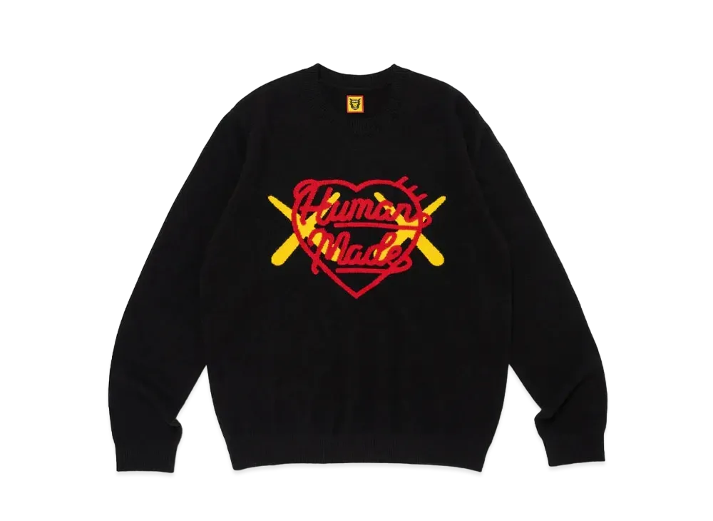 HUMAN MADE x KAWS Made Knit Sweater "Black"