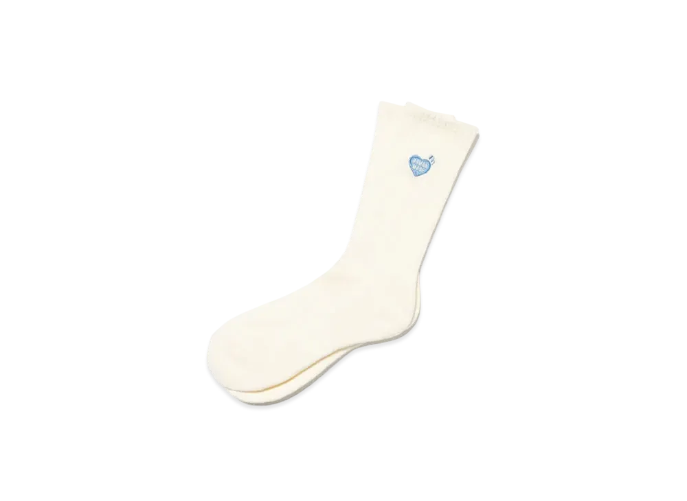 HUMAN MADE Pile Socks "White"