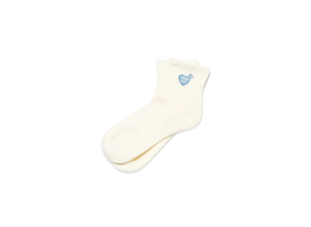 HUMAN MADE Pile Short Socks "White"