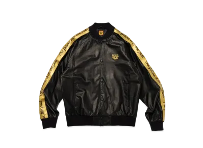 HUMAN MADE Leather Track Jacket "Black"