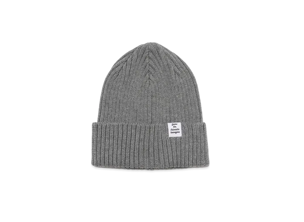 HUMAN MADE Cotton Rib Beanie "Gray"