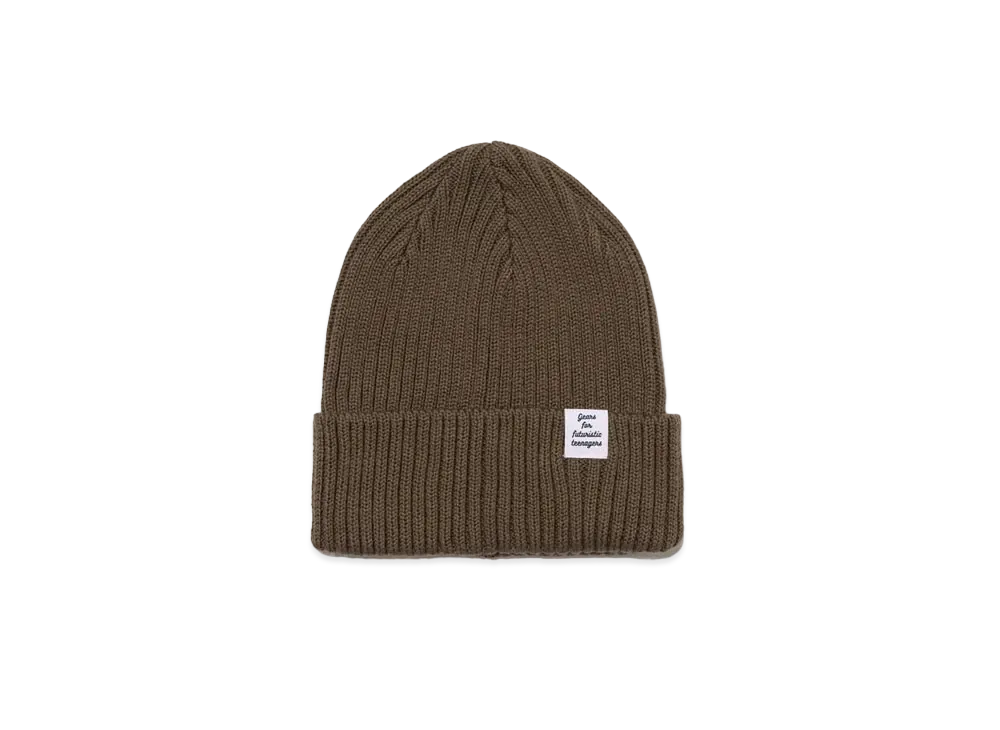 HUMAN MADE Cotton Rib Beanie "Olive Drab"